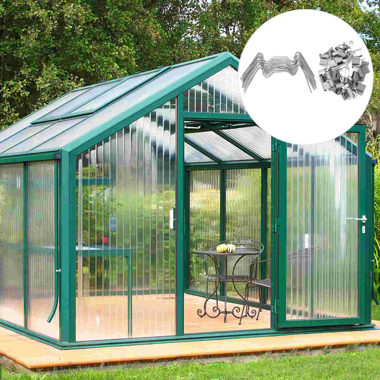 

Greenhouse Clip Clips Glazing Z Overlap Pane Fixing W Wire Stainless Type Fixings Panel Cord Steel Accessories Panels Retainer