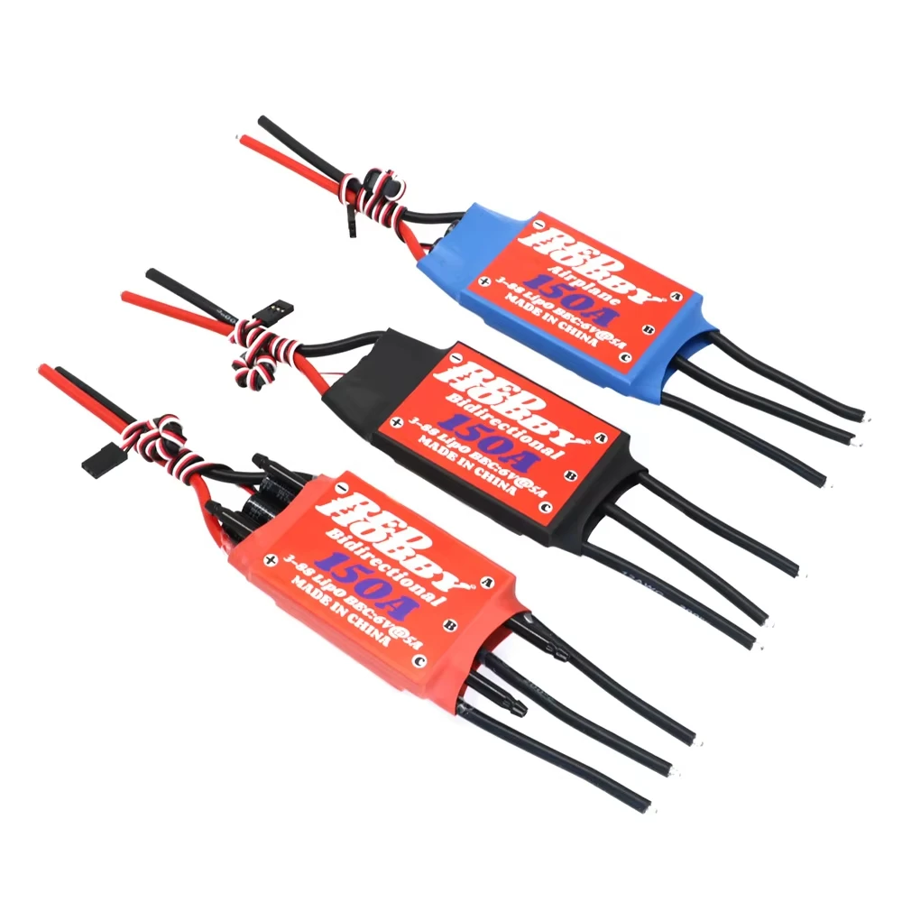 Фото RedHobby ESC двунаправленный 250A 150A бесщеточный ESC для дистанционного управления корабль пневматический подводный пропеллер радиоуправляемый самолет вертолет №2