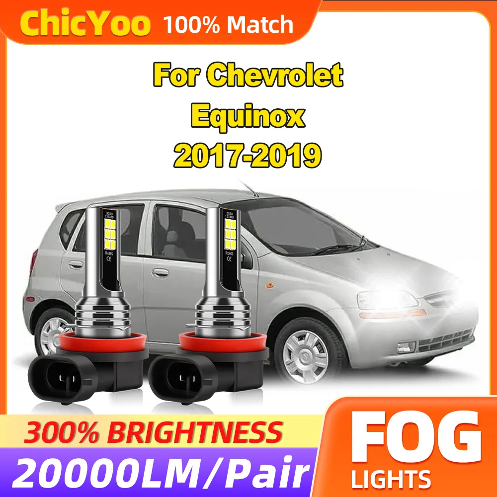20000LM Canbus светодиодные противотуманные фары 60 Вт 12 В 6000 К белые Plug And Play для Chevrolet