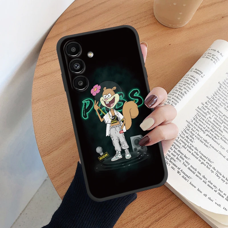 Для Samsung Galaxy S23 FE Shell S 23 чехол для телефона мультяшный Губка Боб Патрик звезда Funnuy