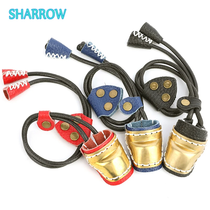 1 шт. защита для пальцев стрельбы из воловьей кожи