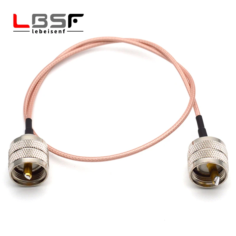 

Кабель SL16-JJ, 50 см, UHF-JJ м, штекер-штекер, RG316, RG174