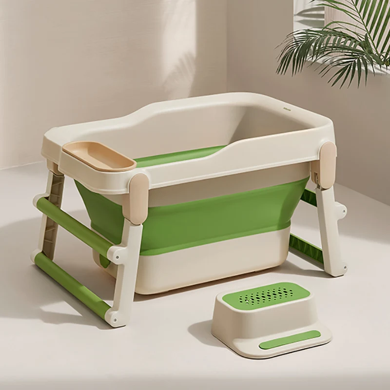 

Swimming Foldable Bath Tub Portable Large Baby Plastic Toddler Mobile Bath Shower Full Body Badewanne Sauna Accessories GXR25XP