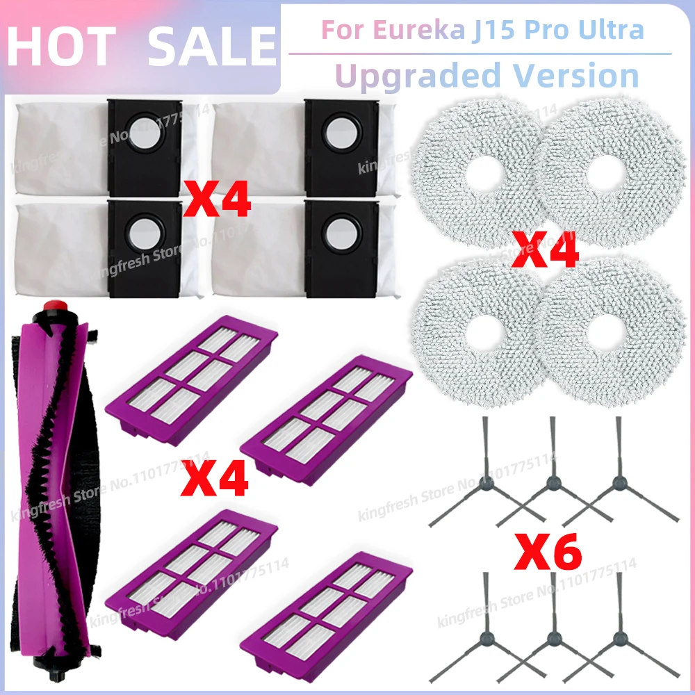 

Аксессуары для пылесоса OSSIEAO к Eureka J15 Pro Ultra / J15 Ultra / Midea VCR V15