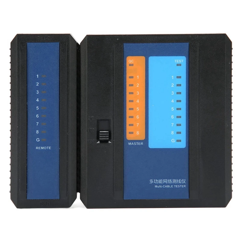 

RJ45 Network Cable Tester, Remote Detection LED Status Display RJ45 Cable Tester For CAT8