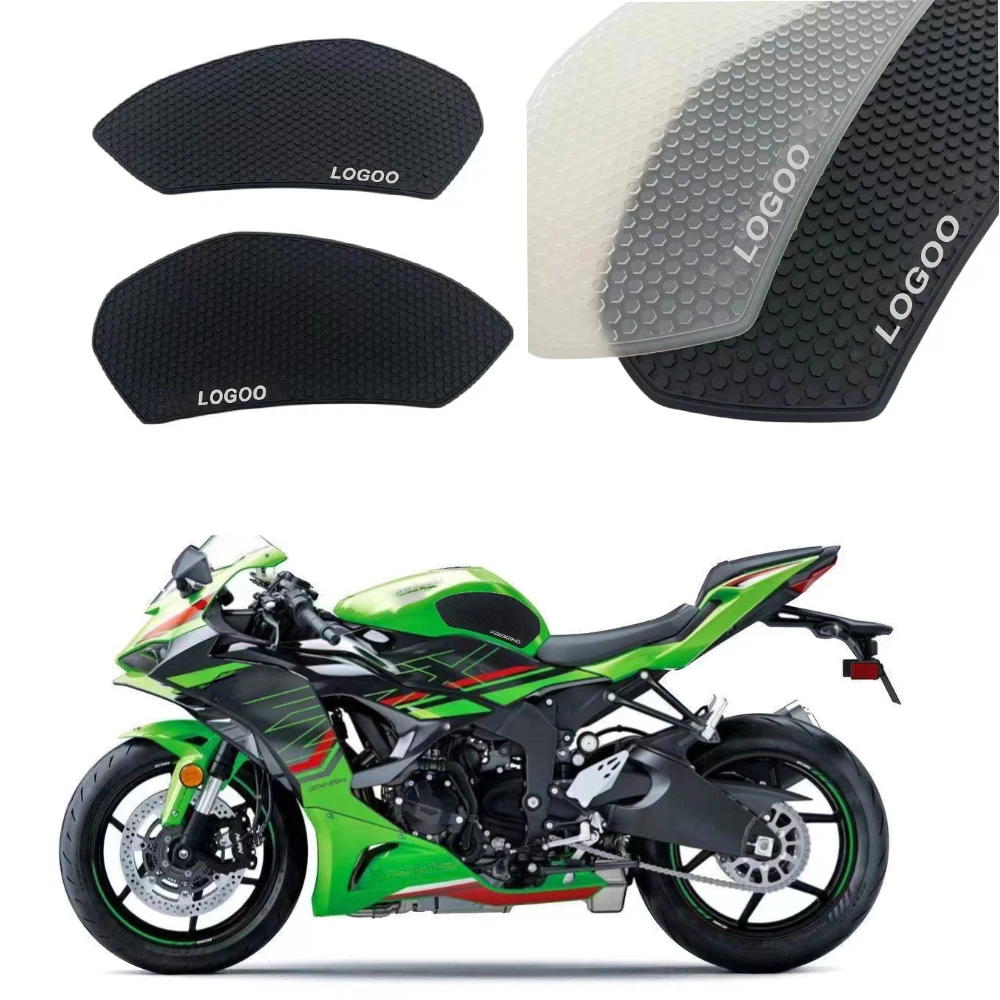 Новинка противоскользящий протектор ZX6R 2024 для установки на бак мотоцикла защита
