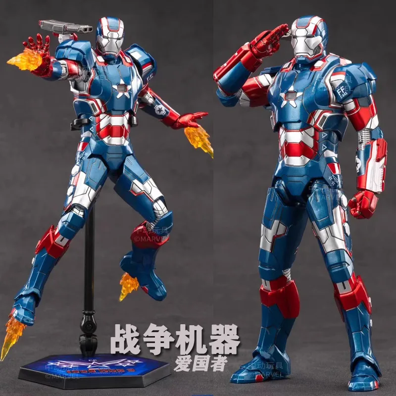 Фото Игрушка ZD Toys: Фигурка Железного Человека, Железный Патриот MK1, MK40, Патриот 1.0, Военная Машина, Легенды Мстителей, Тони Старк. Коллекционные игрушки и подарки. №3