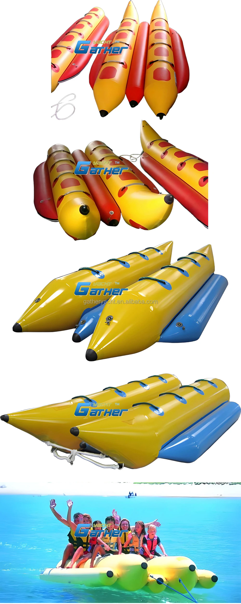 Надувная лодка-банан на заказ, 4,5 м (14,8 футов), из Китая - OEM, низкая цена, высокое качество (art.: 3920dbd2185ba) - 3920dbd2185ba
