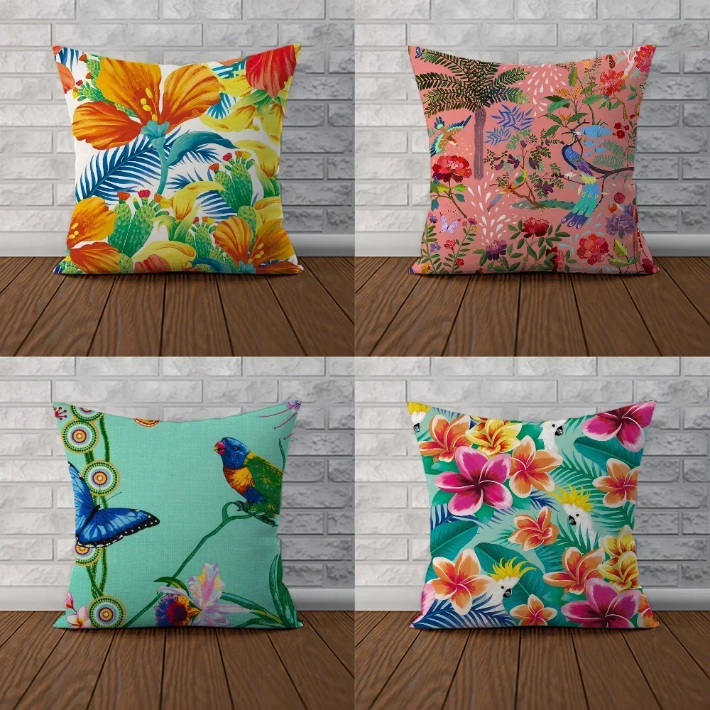 Наволочка С Принтом Frida Kahlo 40x40 См Декоративная Для Дивана Полиэстер Хлопок