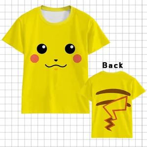 Imported Summer Pokemon Snorlax T-Shirt Boys Girls T-Shirt 3d Printing Pikachu Tshirt Children Aldult Animati