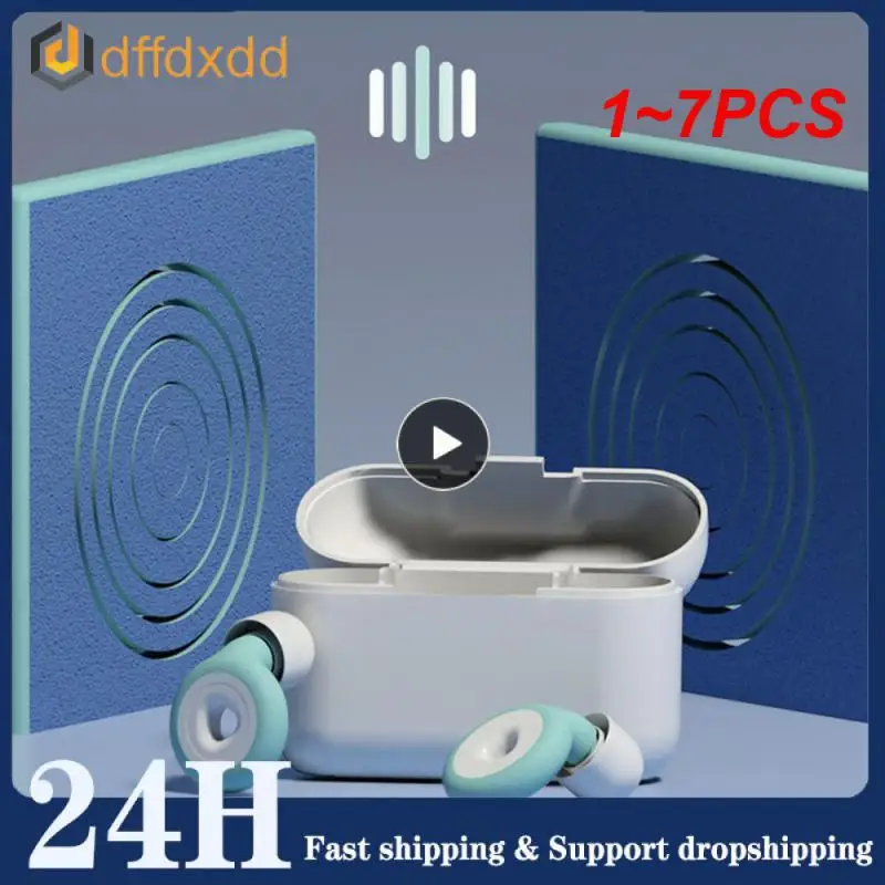 

1-7 шт., силиконовые шумоизоляционные беруши для сна