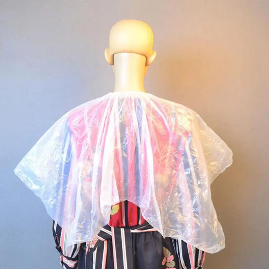 

200x одноразовая накидка для стрижки волос, парикмахерские накидки, защитный фартук