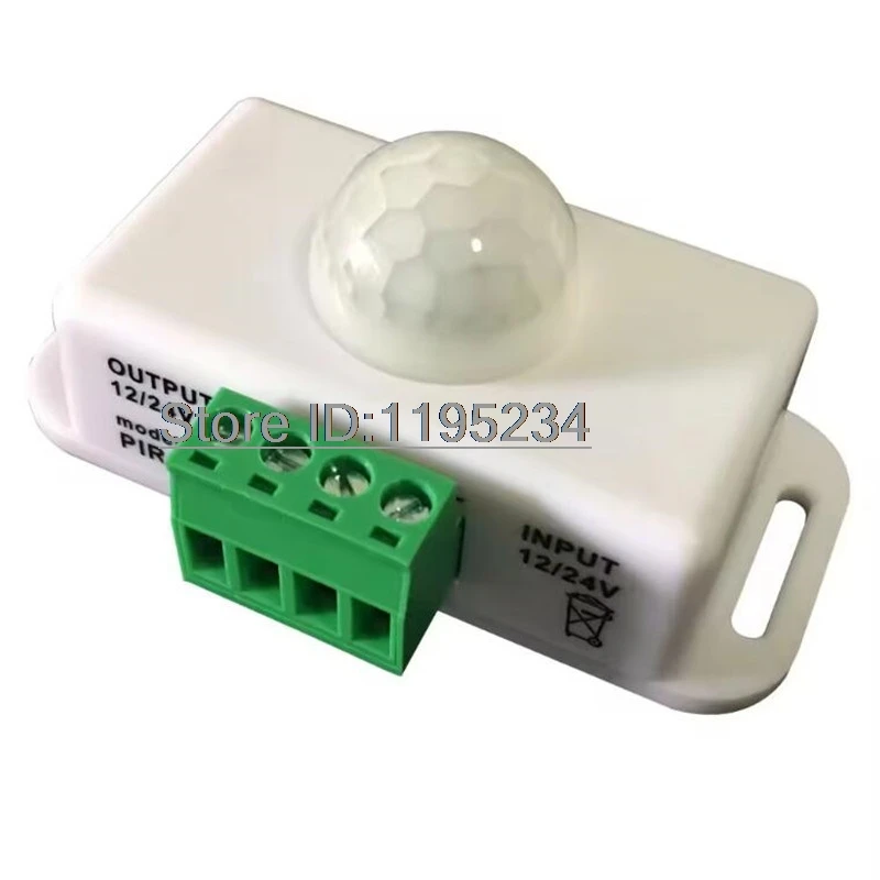 10 шт. автоматический Регулируемый ИК-датчик движения 12 В 24 8 А