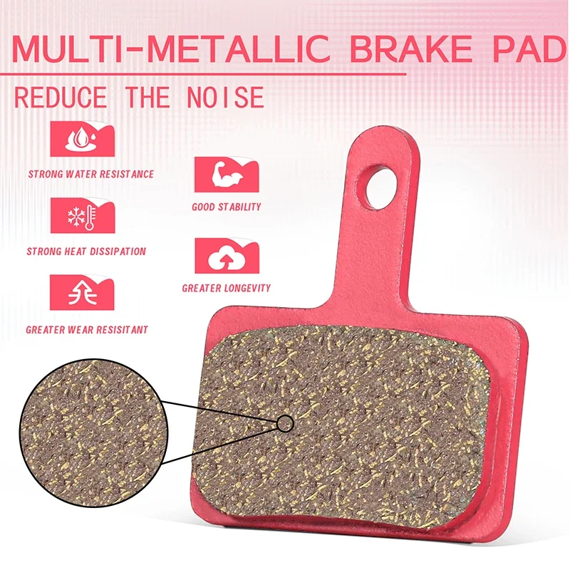 Дисковые Тормозные колодки BUCKLOS из металла для велосипеда гидравлические