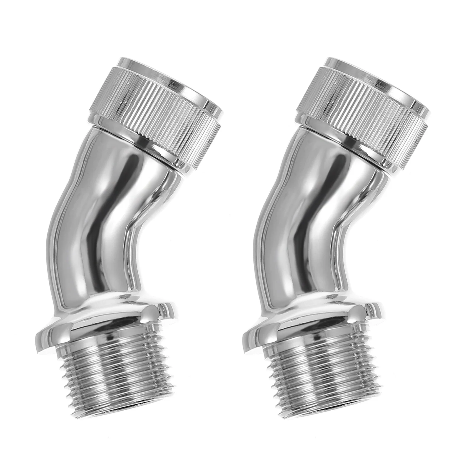 

2pcs Metal Shower Elbow Adapter 1/ 2 Connector for Shower