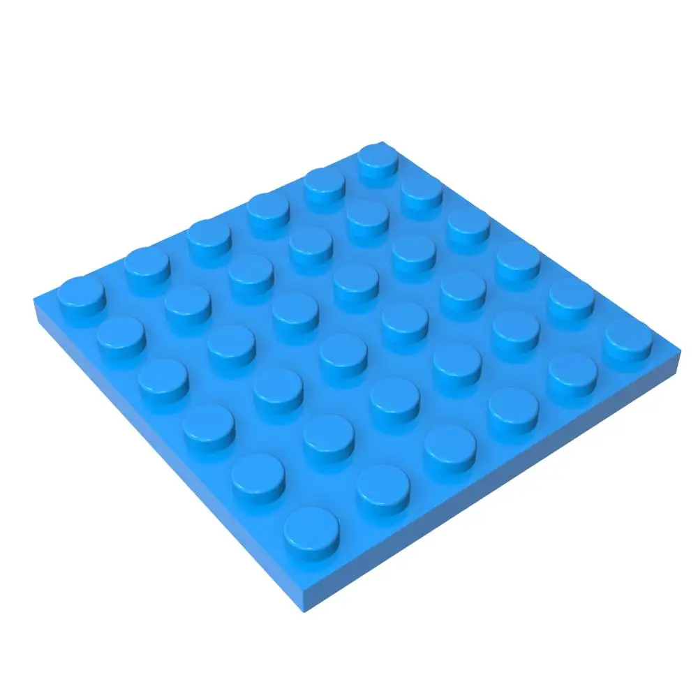 Gobrick 1 шт. MOC пластина 6x6 кирпичи совместимые с моделями 3958 детали конструктора