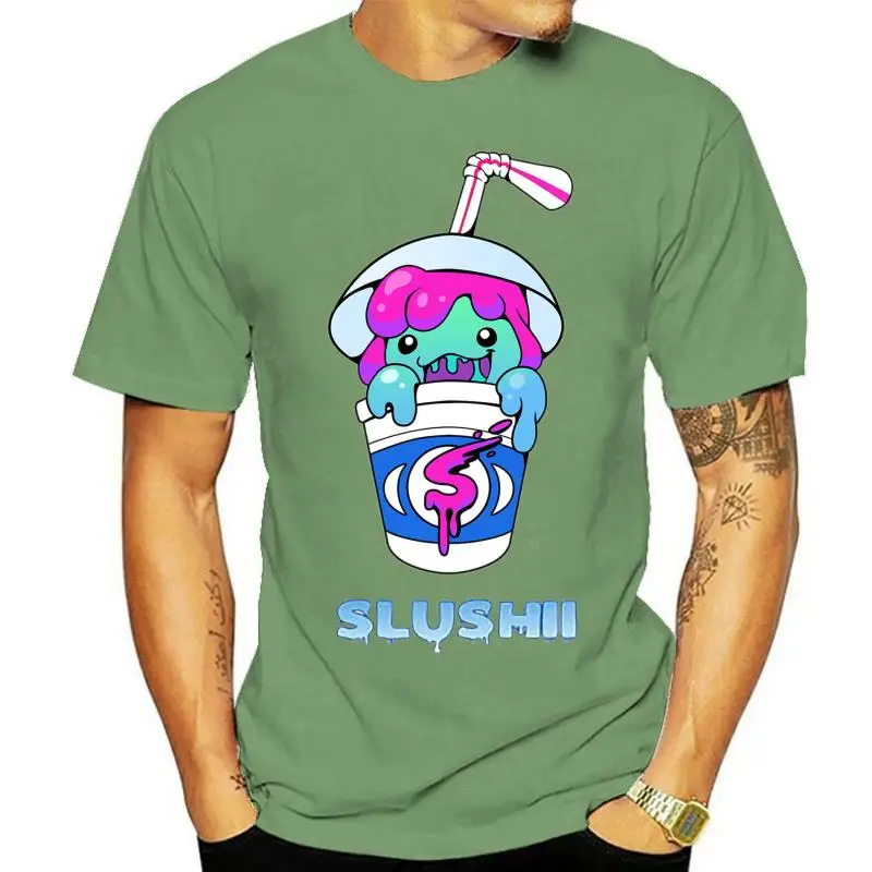 

Slushii American EDM Musician black White Men's T-shirt S-2XL