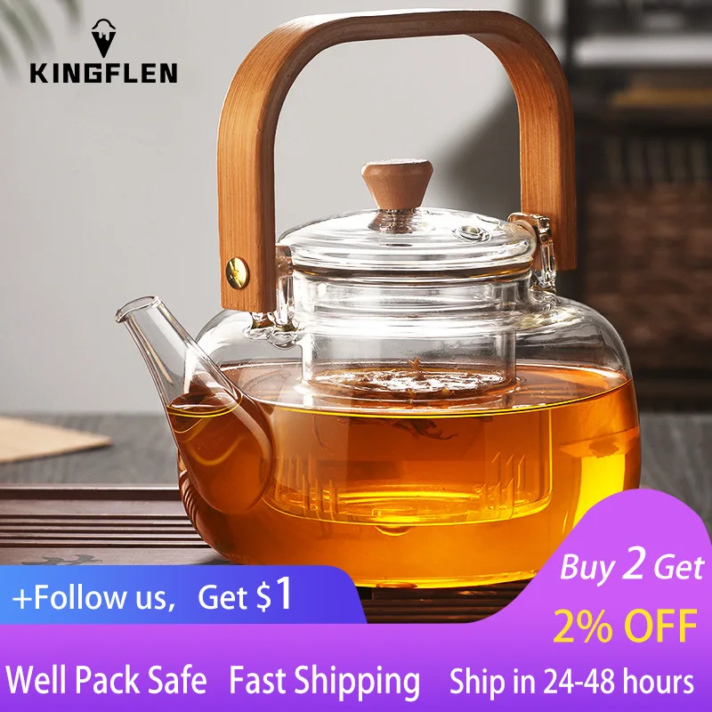 

Heating beam boiling teapot Glass teapot steaming and boiling dual-use electric pottery stove Special tea boiler Household steam