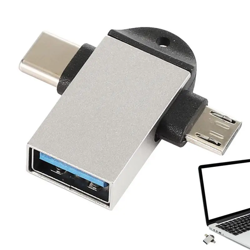 Адаптер USB OTG для телефона, адаптер USB 3, адаптер для USB Type-c, конвертер Plug And Play, чтение и резервное копирование данных, USB адаптер для телефонов и планшетов