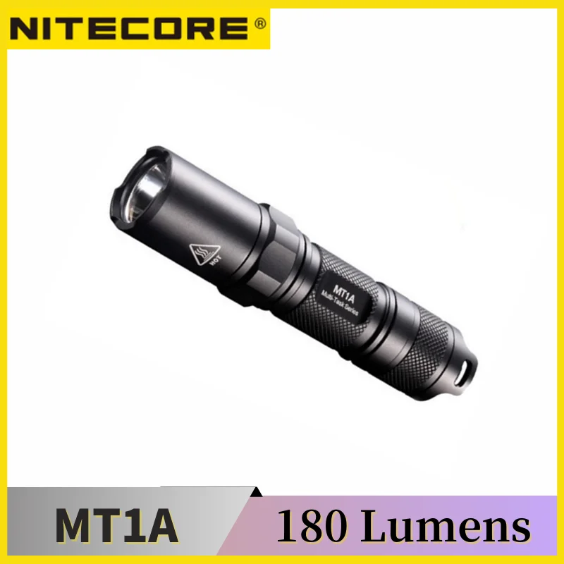NITECORE MT1A CREE XPG R5 LED 3 Mode Multi-Task Series Mini Torch Waterproof Flashlight Tools Hiking 14500 AA Battefy