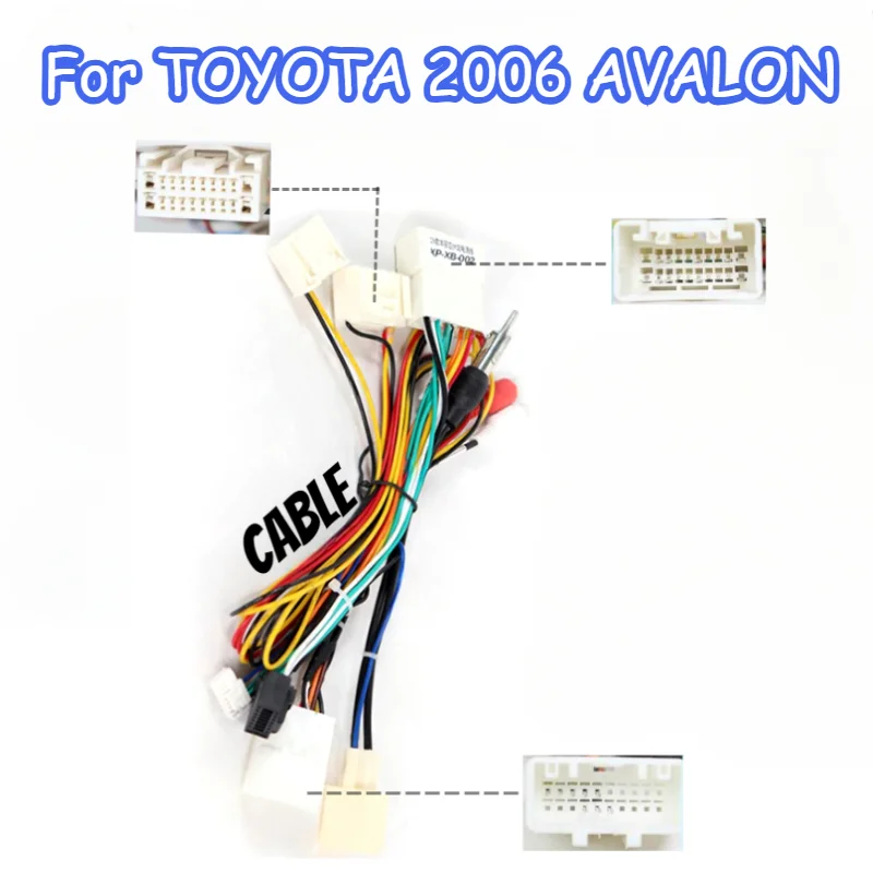 MAMSM Canbus Box Android TY-SS-01/RP5-TY-002/RP5-TY-102 для TOYOTA 2006 AVALON жгут проводов кабель питания