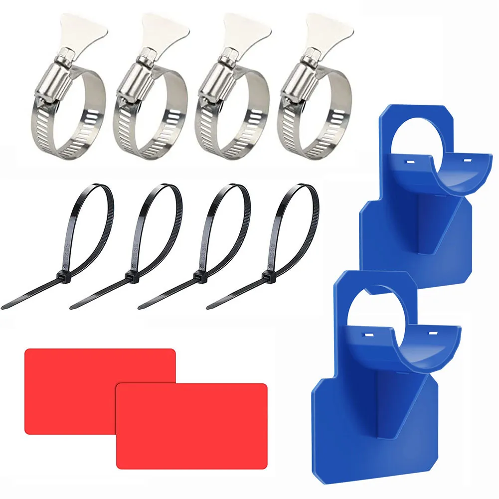 

Pool Pipe Support Holder Kit ABS Pipe Support Holder Diameter 30-37mm Hose Support Clip Outdoor Swimming Pool Pipe Holders