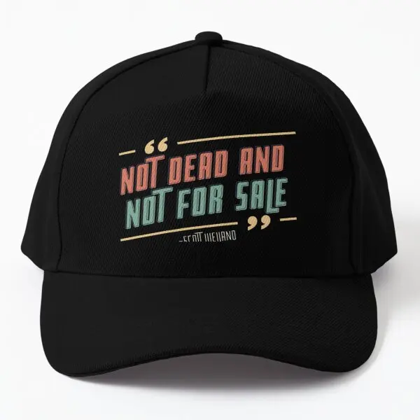

Not Dead And Not For Sale Stp Baseball Cap Hat Casual Outdoor Sun Boys Czapka Printed Mens Casquette Solid Color Bonnet