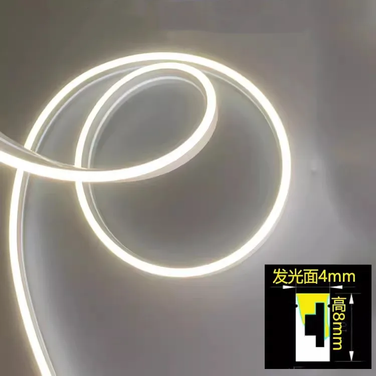 IWP гибкая силиконовая светодиодная лента 12/24В молочно-белый