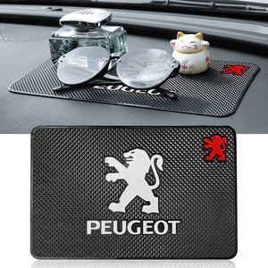 Car Interior Mobile Phone Anti-Slip Mat Non Skid Pad for Peugeot 206 308 307 207 208 407 408 508 RCZ 3008 2008 607 107 108 308