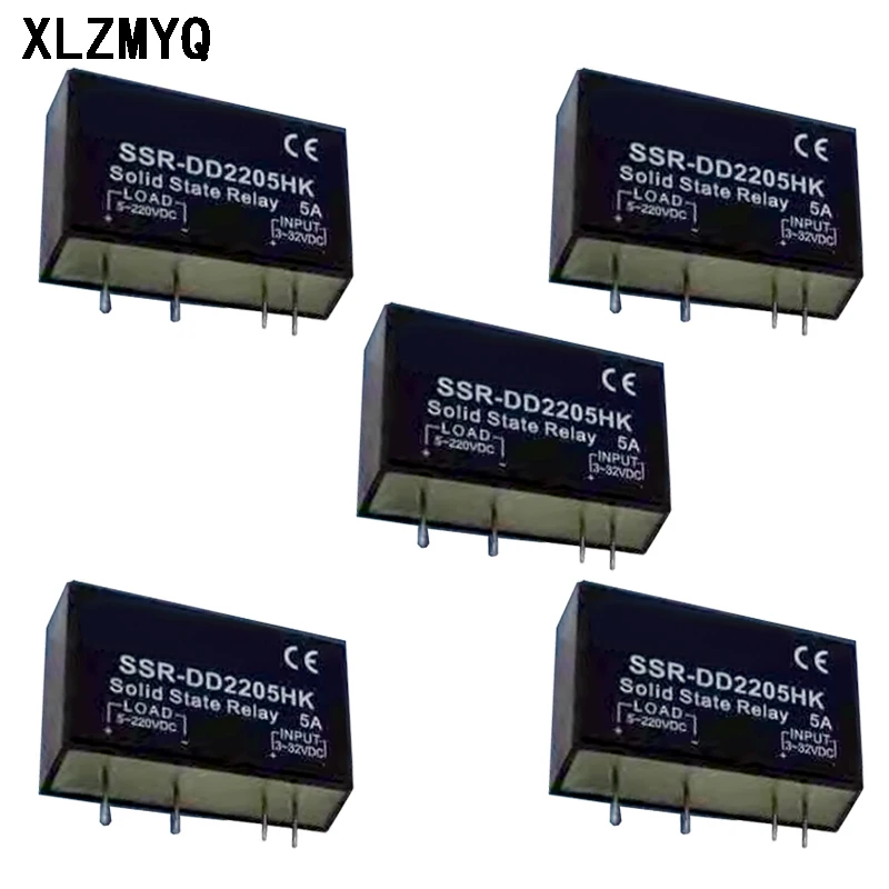 5 шт. твердотельное реле 2A 3A 5A печатная плата, предназначенная для штырьков, Магнитное реле