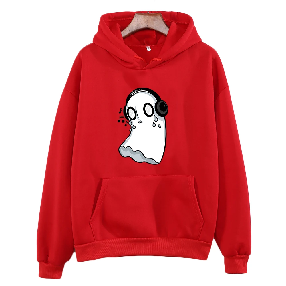 Undertale Game Napstablook Hoodies Halloween Ghost Cartoon Graphic Sweatshirts Girls Hooded Pullovers Moletom Boys Child Hoodie