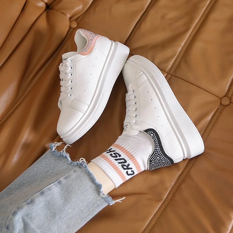 

Women's Shoes Women Sneakers Sport Running Shoes Vulcanized Shoes Female Casual Flats White Trainers Tenis Basket Femme Footwear
