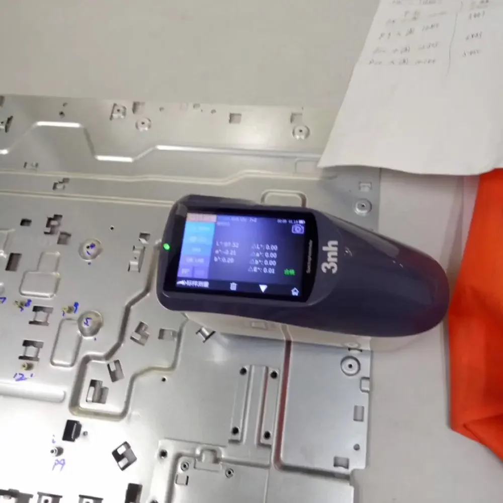 Портативный цветной спектрометр 3nh для анализа цвета металла с программным