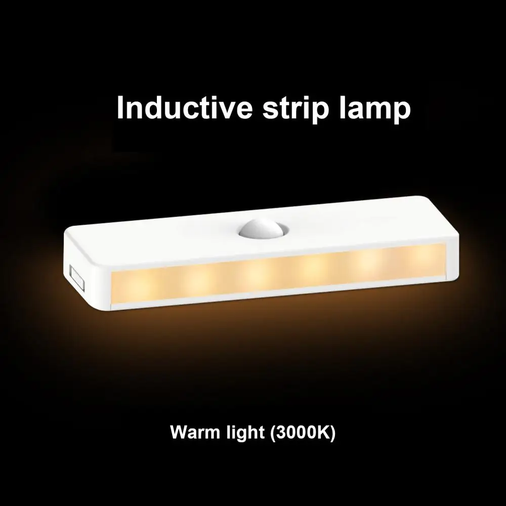

Night Light Wireless Motion Sensor Light Bar Usb Rechargeable Night Lamp Motion Sensor Ultra Thin Staircase Backlight Aisle Ligh