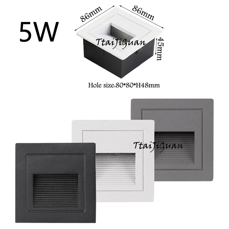 Внутренняя настенная лампа 58 мм/86 мм 3 Вт 5