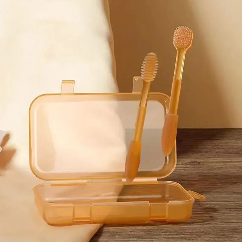 Силиконовые зубные щётки для детей, 2 шт | AliExpress