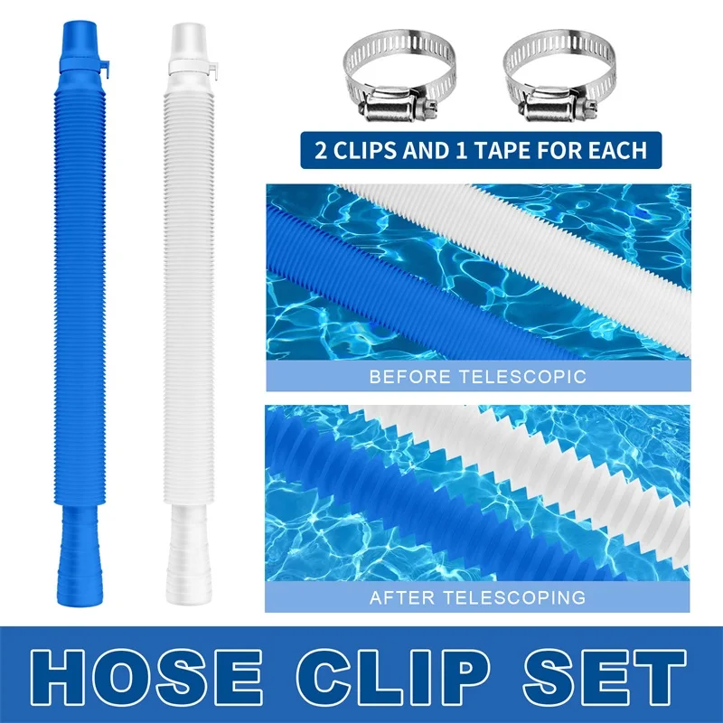 

Сменный шланг для бассейна, комплект для установки на улице, легкая установка, выдвижной шланг