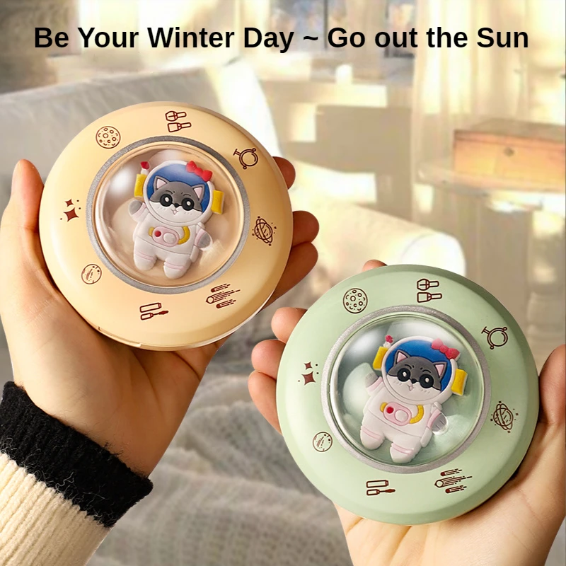 

Mini Cute Cat Claw Shaped Hand Warmer USB Rechargeable Electric Hands Heater and mirror Winter Outdoor Traveling Hiking Use