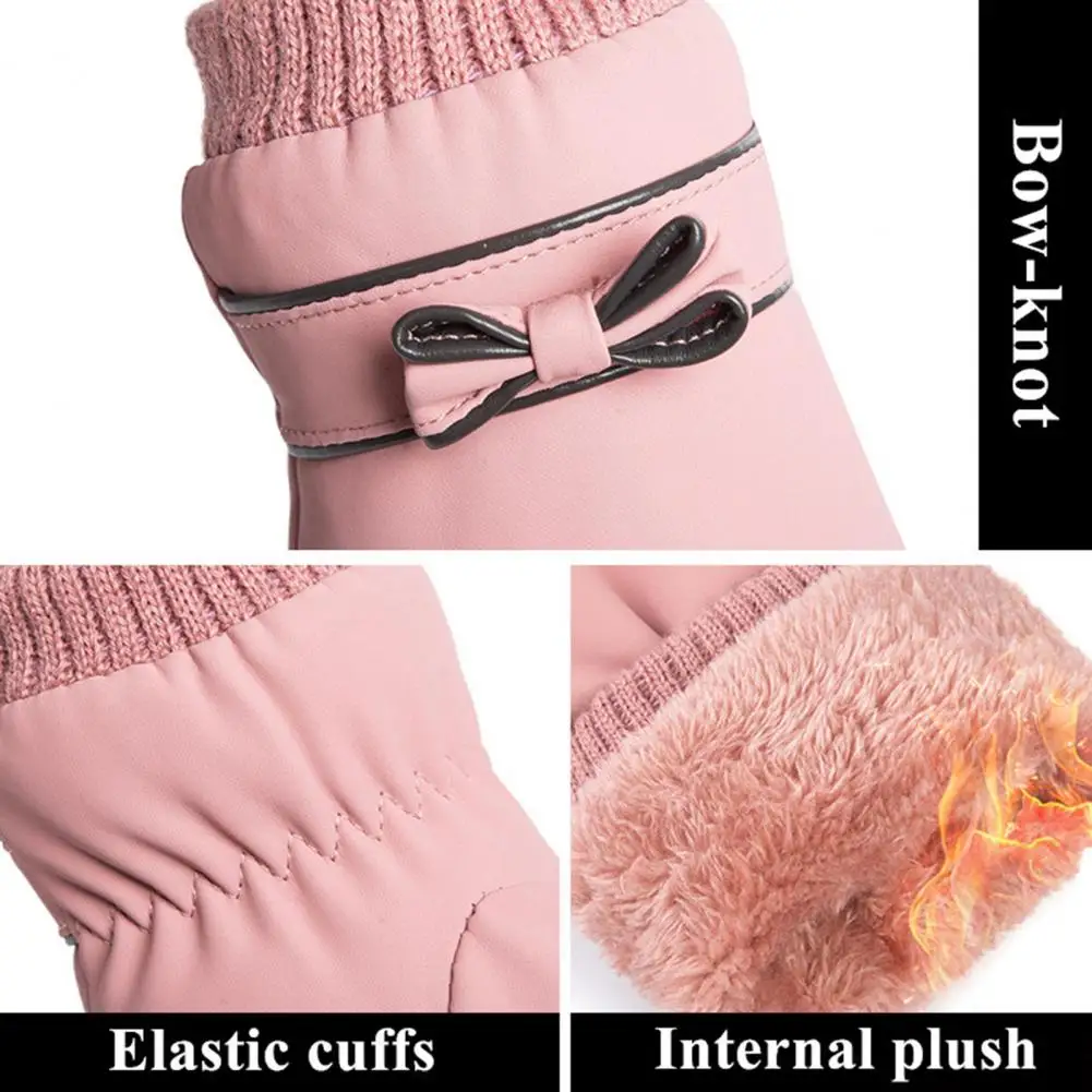 

1 Pair Winter Gloves Trendy Skin-touch Full Finger Hand Protect Cover Cycling Gloves Winter Gloves