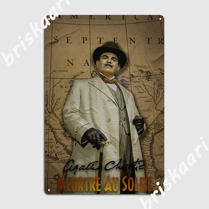 

Металлический плакат с изображением тракуля Пуаро, плакаты для паба, гаража, оловянный плакат с изображением стены, паба