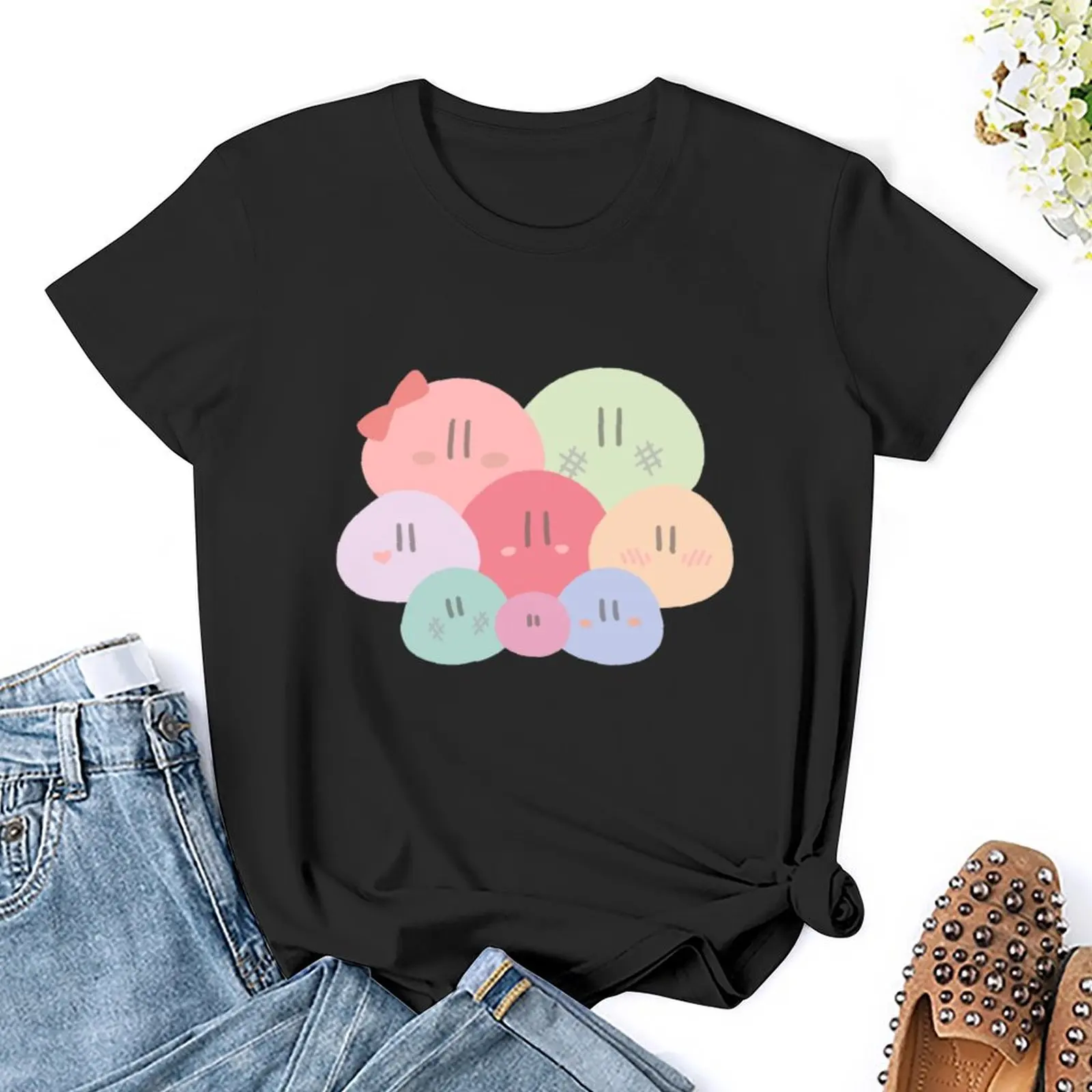 Женская футболка свободного кроя Dango Daikazoku