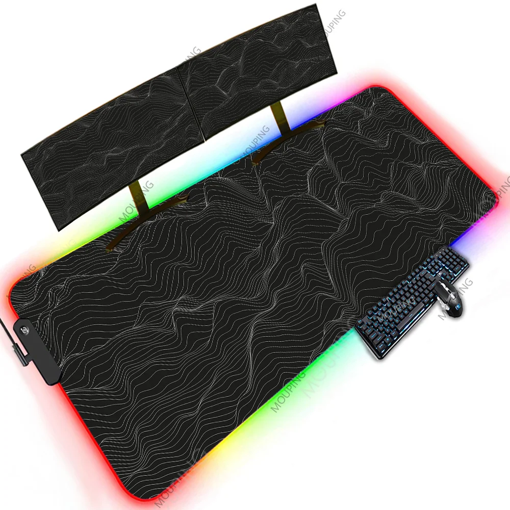 

Mats Rgb with Backlight Gamer Accessories 120x60cm Deskmats Gaming Desktop Mousepad 1000x500 Mouse Pad Xxxxl Play Mat LED PC