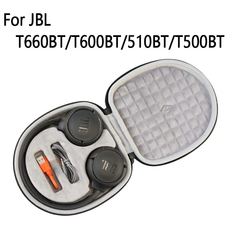 

For JBL T660BT/T600BT/510BT/T500BT Headset Bluetooth Storage Protection Hard Case Bag Case((Not Live Model)