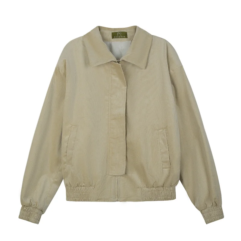 

Men's A-2 Bomber Jacket Short Corduroy Shoulder Pads Military Uniform Fall Winter Vintage Clothes Latest Design Large Size