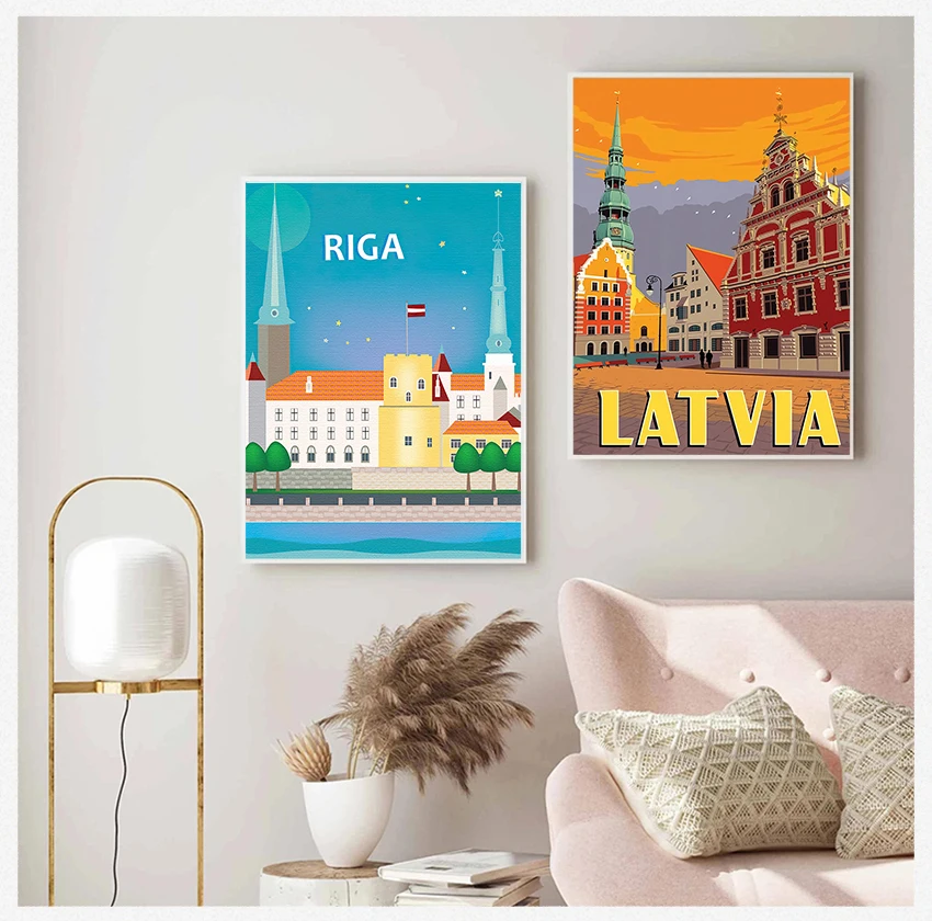 Постеры для дома, крафтовые, с покрытием, Декор для дома