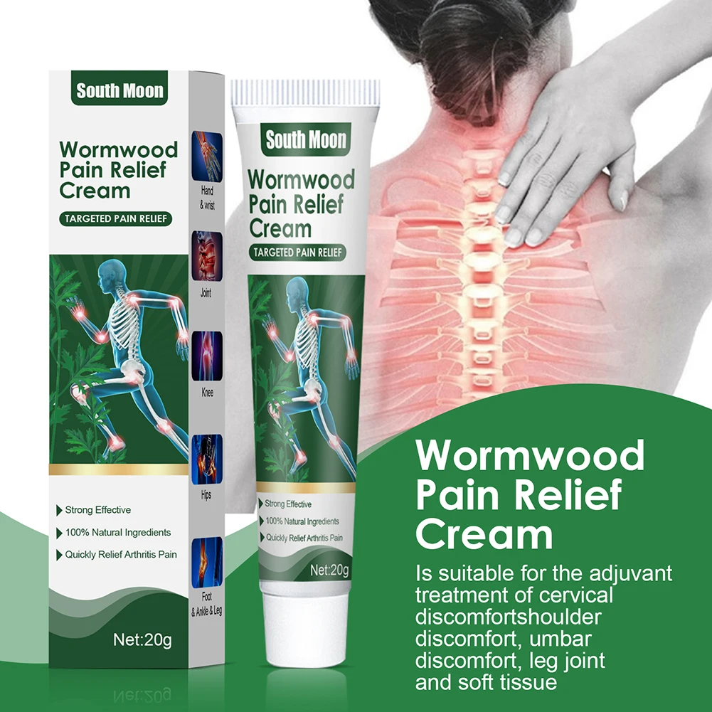 

Wormwood Pain Relief Cream In Muscles Massage Cream Joints Muscle Pain Ointment Injured Body Muscle Reliving Massage Cream