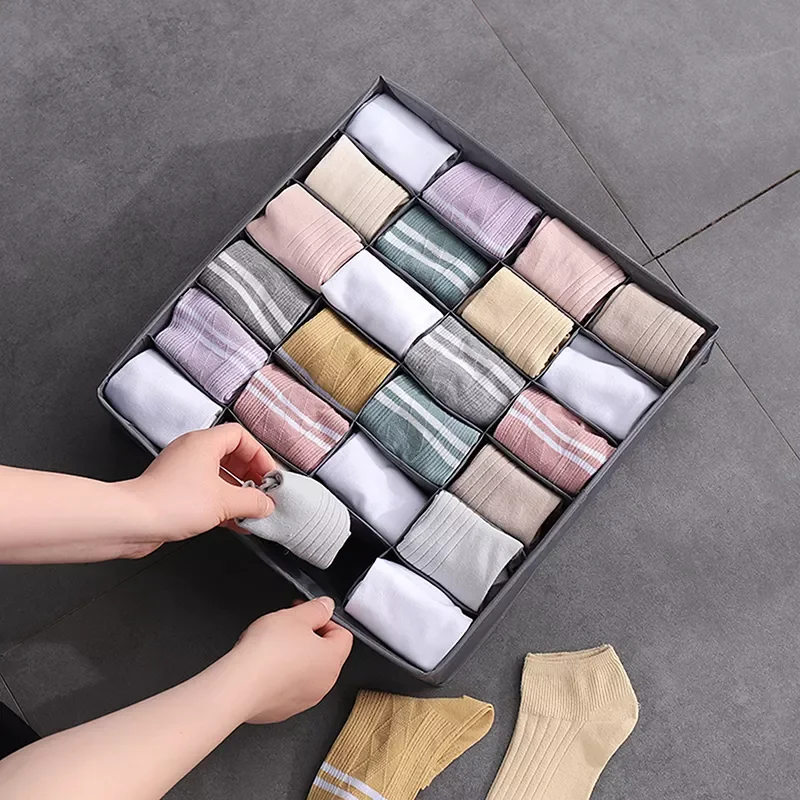 

NEW Socks Storage Box Drawer Socks Organizer Wardrobe Closet Organizers For Bra Underwear Box Hives Organizer Drawer Organizatio