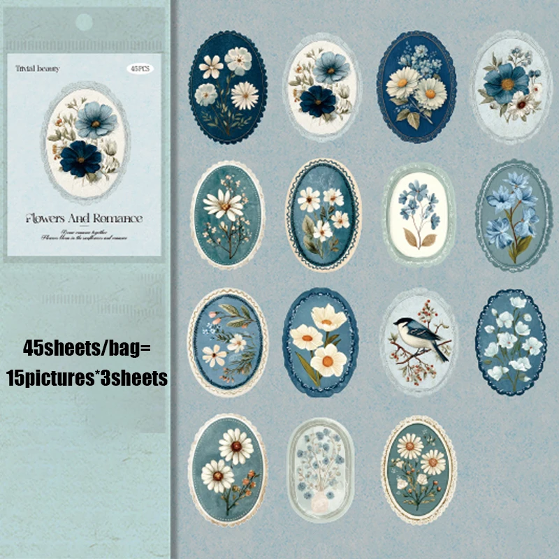 

Набор наклеек Mr. Paper Serene Florals