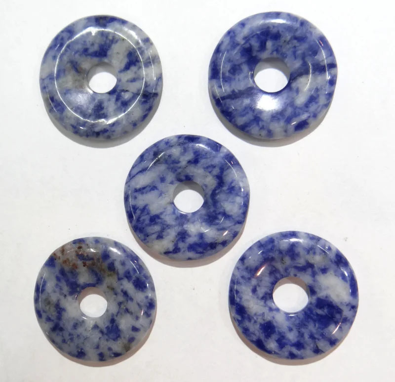 

Wholesale Natural Stone Circle Round Disk Pendant 12pcs 25mm Sodalite Agates Charms for DIY Necklace Jewelry Making Accessories