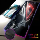 Коврик для мыши Asus Rog RGB под заказ, игровой Настольный коврик XL с несколькими интерфейсами и 4 USB-разъемами